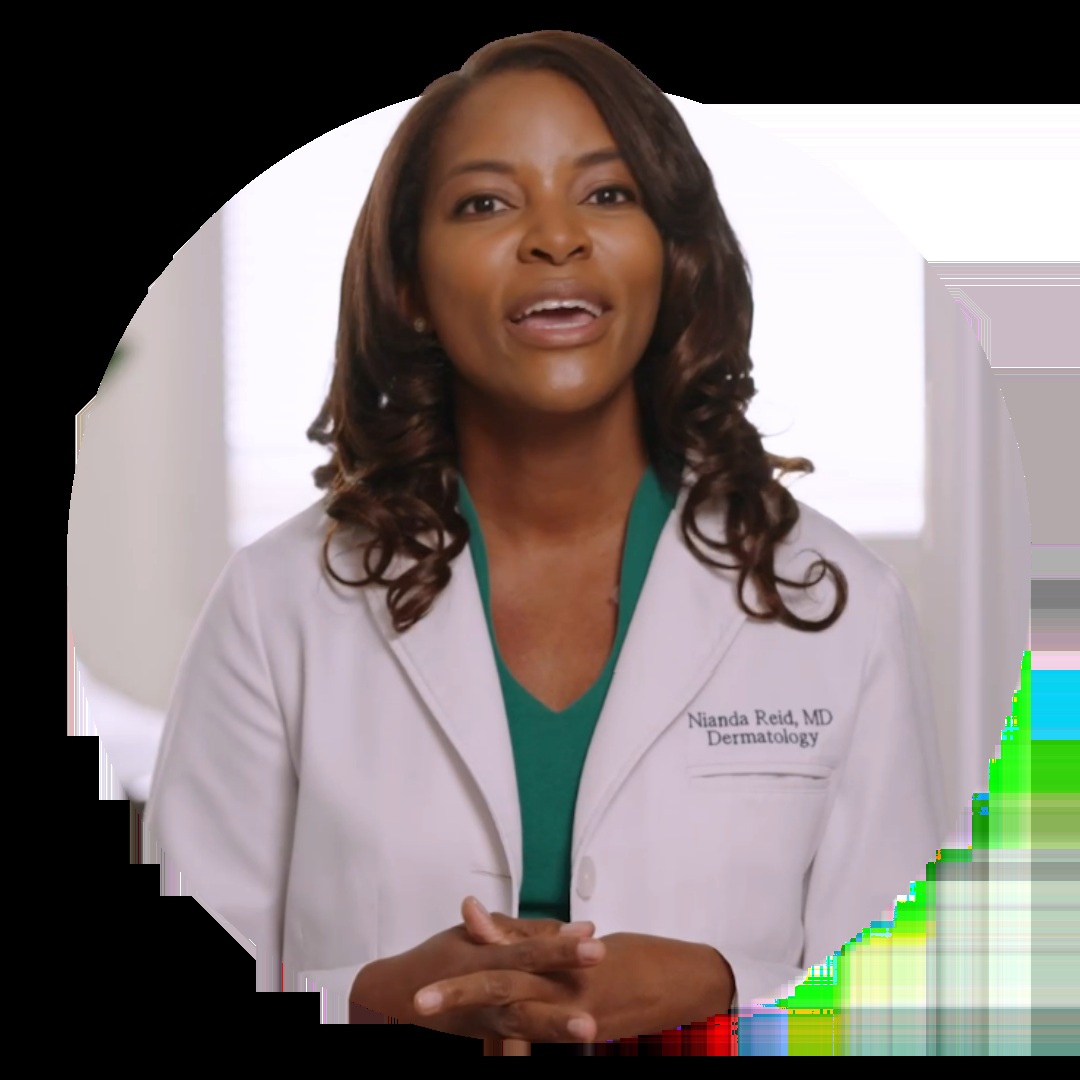 Dermatologist Dr. Nianda Reid speaking in the RevAir expert video