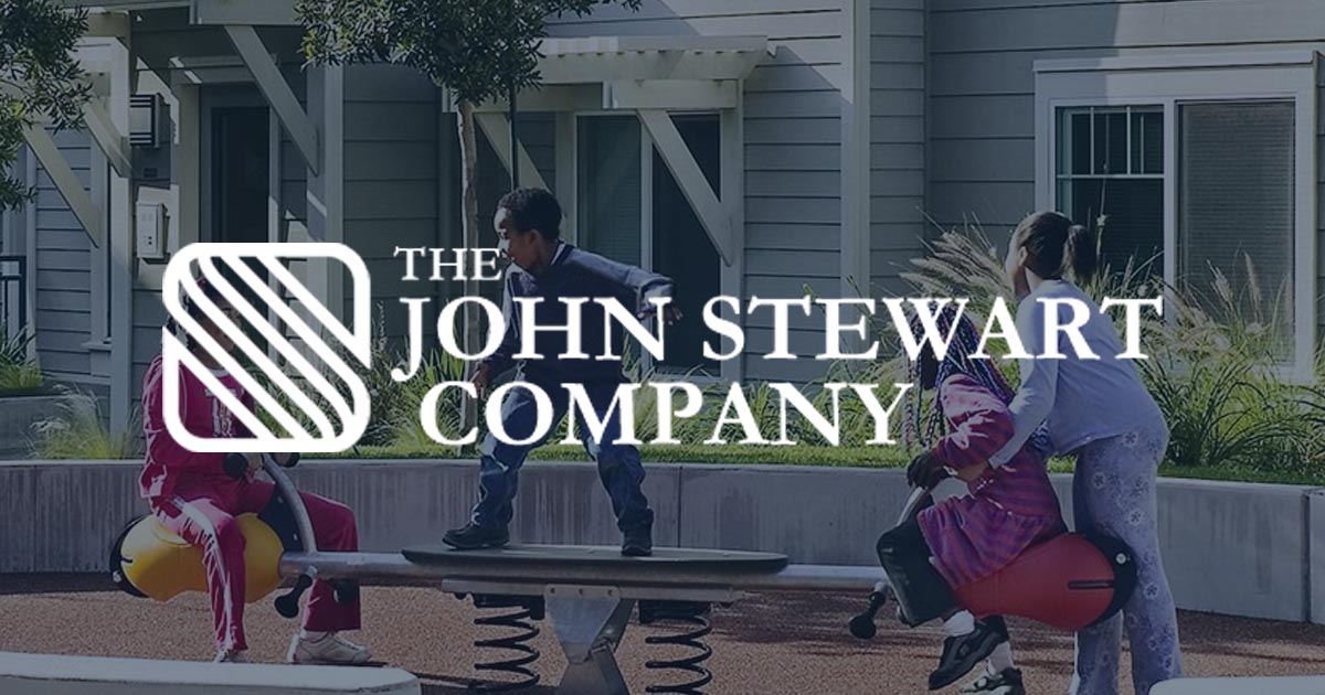The John Stewart Company logo and brand banner