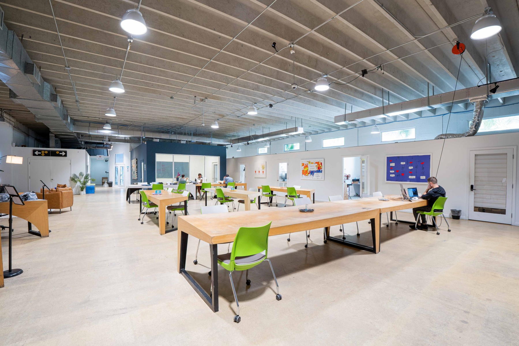 The DOCK's shared workspace in Wynwood
