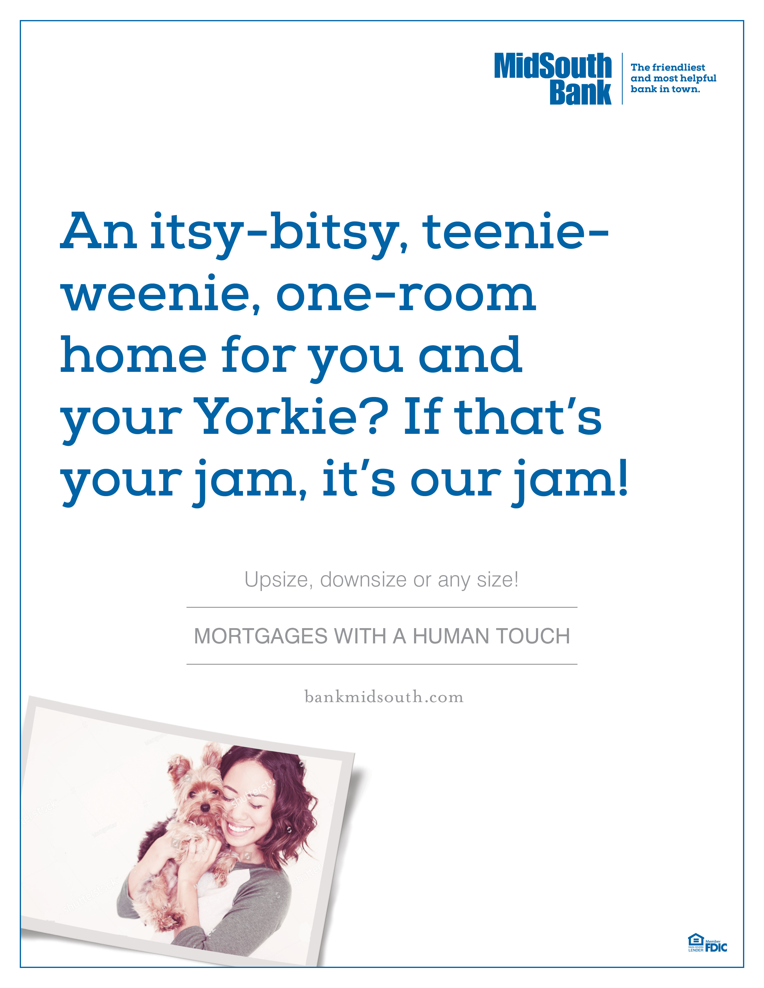 MidSouth Bank campaign work by The Mitchells Agency