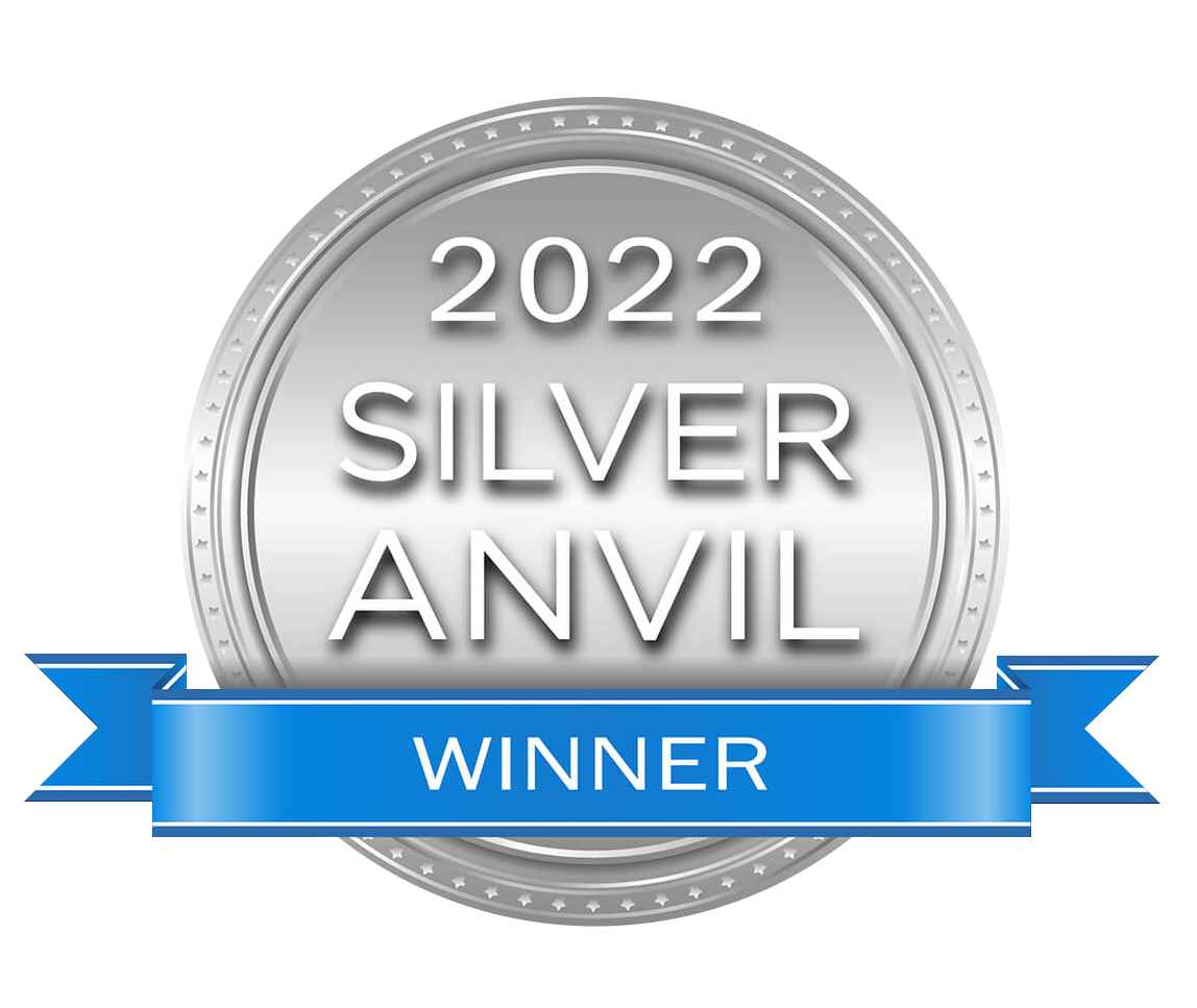 The Perry Group team celebrating its 2022 PRSA Silver Anvil award