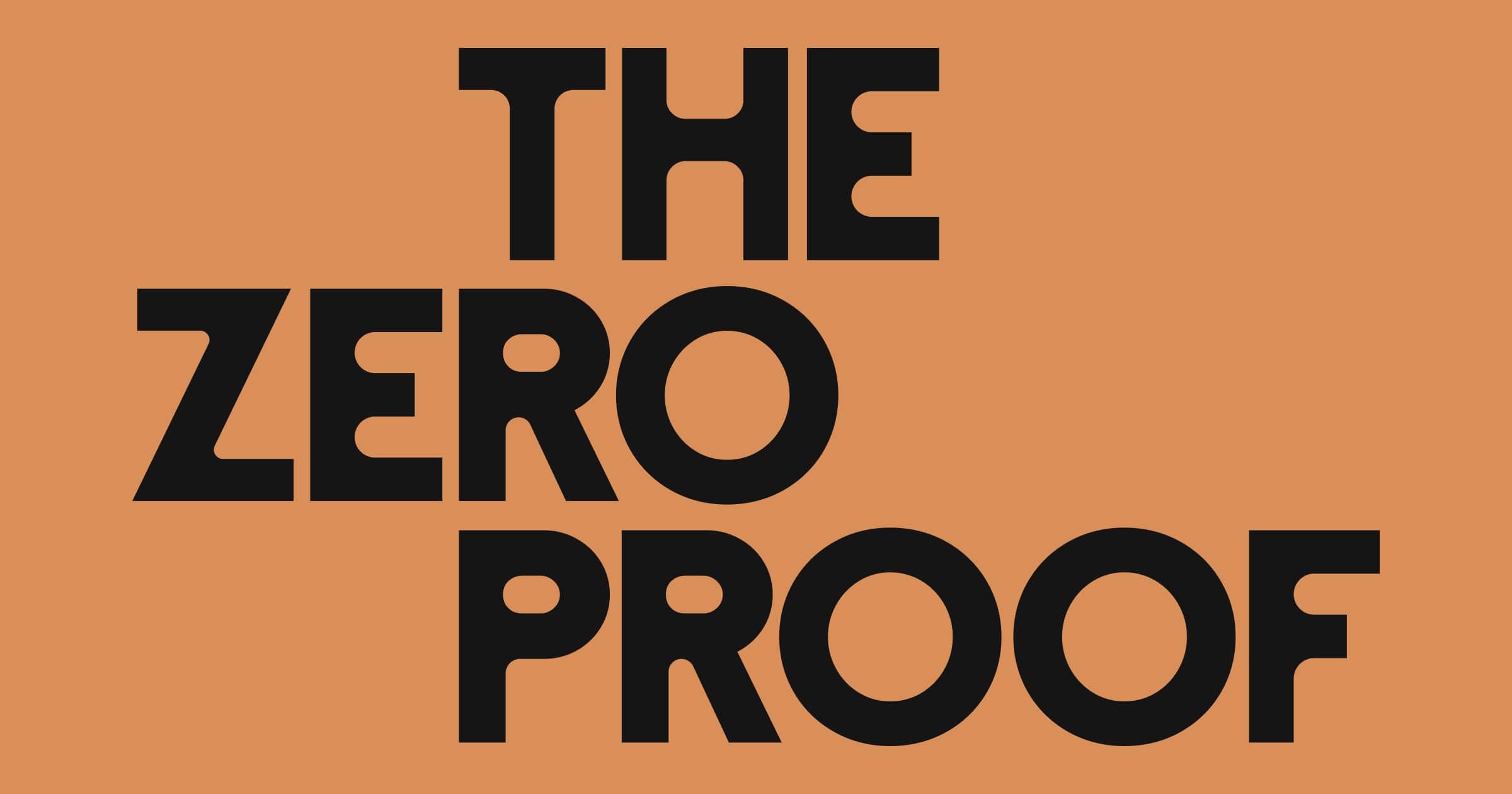 The Zero Proof - adult non-alcoholic beverages