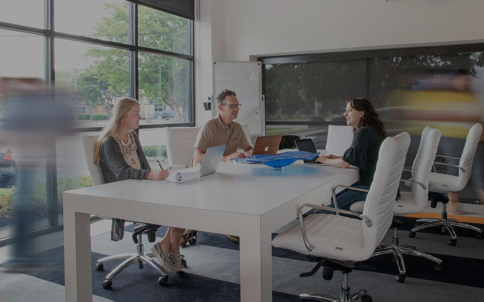The Thoma Thoma team gathered in its Little Rock office