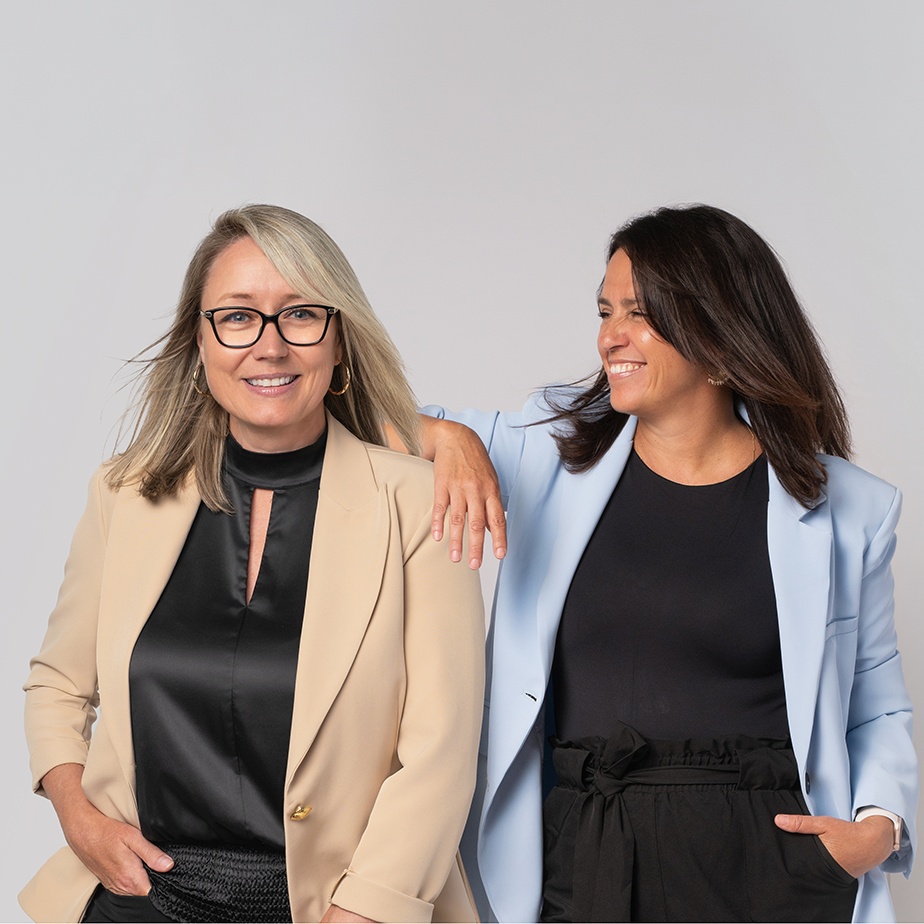 Thrace partners Geneviève Côté and Isabelle Beaudoin pictured together