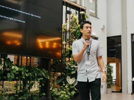 Threecolts founder Yoda Yee speaking