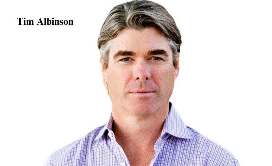Tim Albinson and the business hiding beneath the business