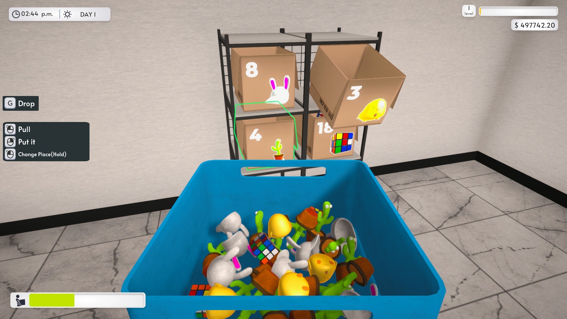 Official gameplay screenshot from Beff Jezos Simulator