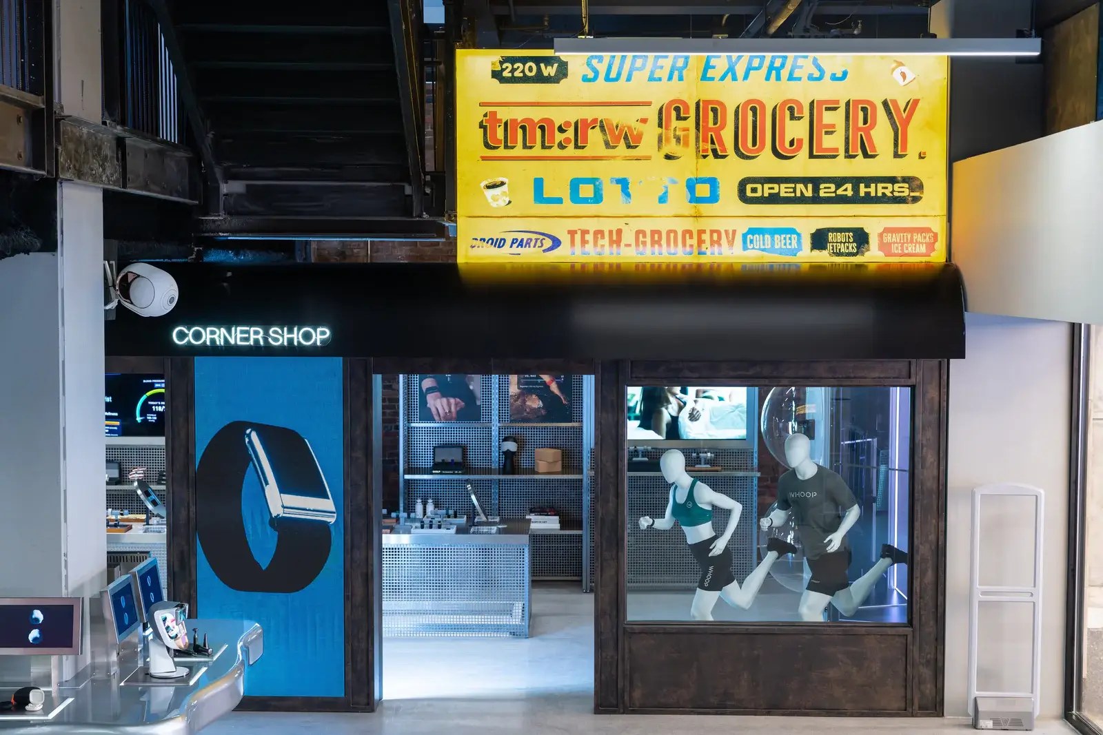 The Corner Shop rotating brand takeover space at tm:rw