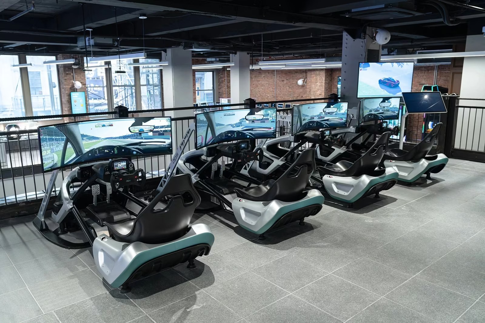 The Track motorsports zone inside tm:rw