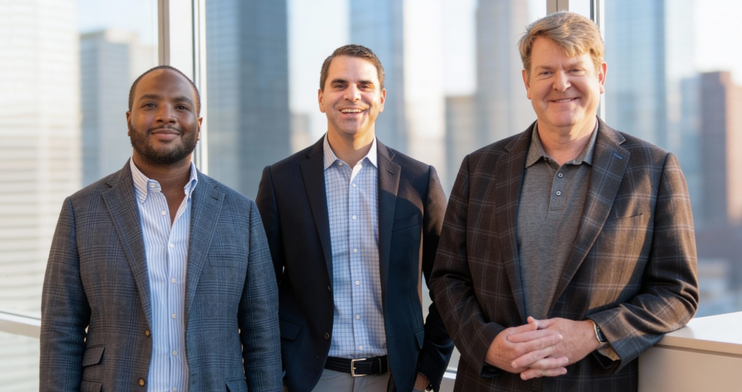 ProcessUnity CEO Sean Cronin, at right, with members of the Long Ridge team