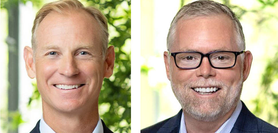 Gauge Capital co-founders Tom McKelvey, left, and Drew Johnson, right