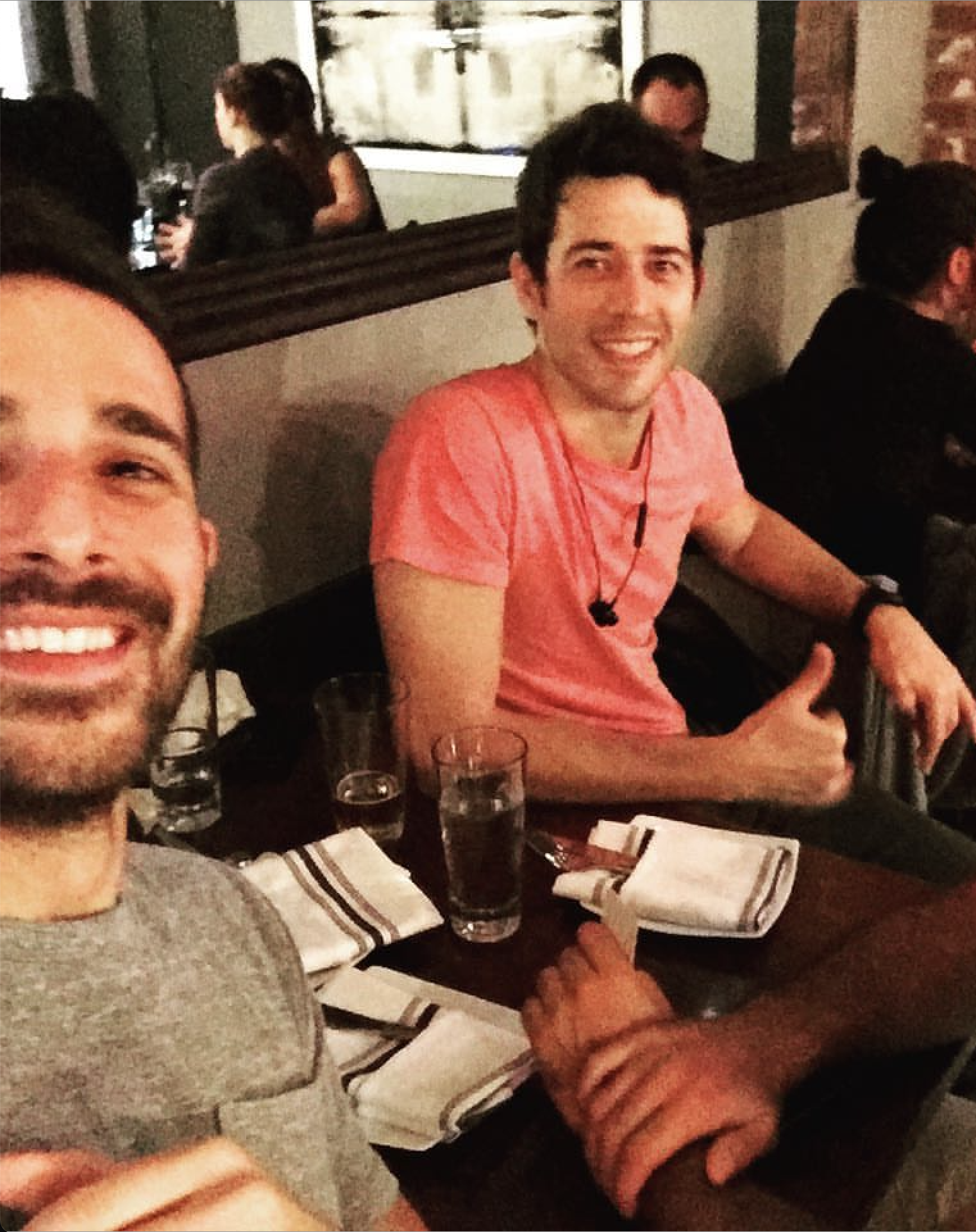 Doron Segal and Tomer Molovinsky together during their OpenTable years