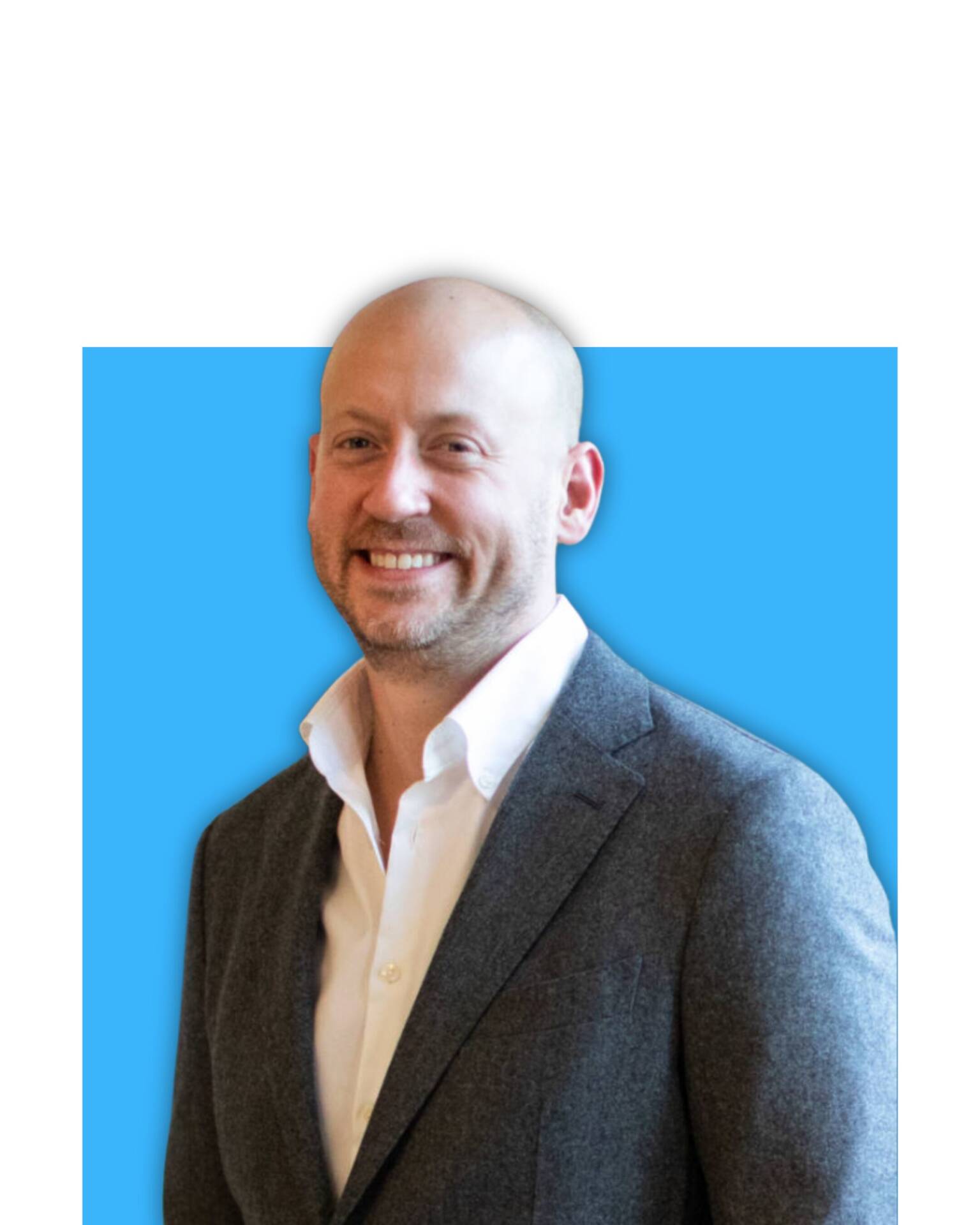 Portrait of TopBloc co-founder and CEO Christopher Skinner.