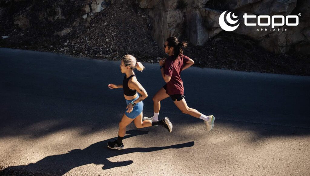 Topo Athletic brand lifestyle imagery