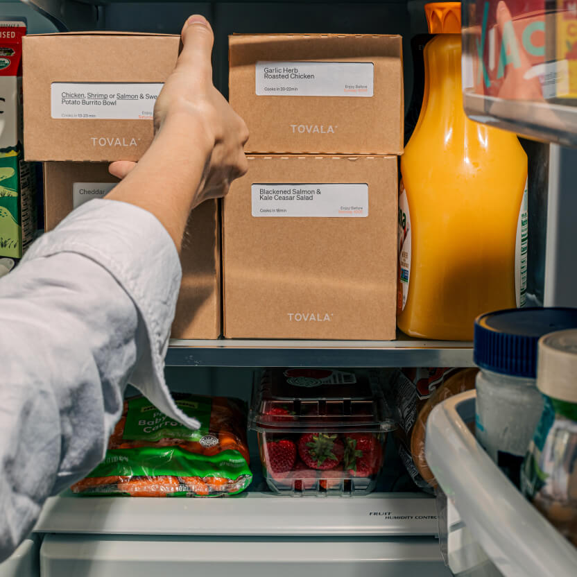 A weekly delivery of Tovala chef-crafted meals