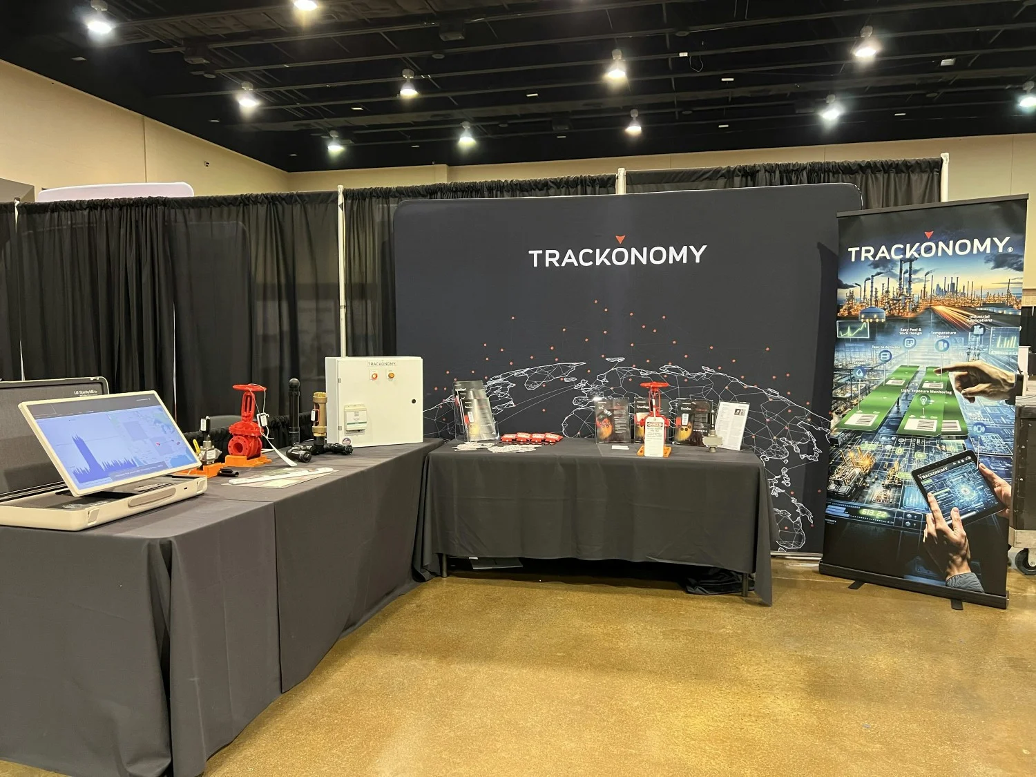 Trackonomy employees gathered for a company celebration