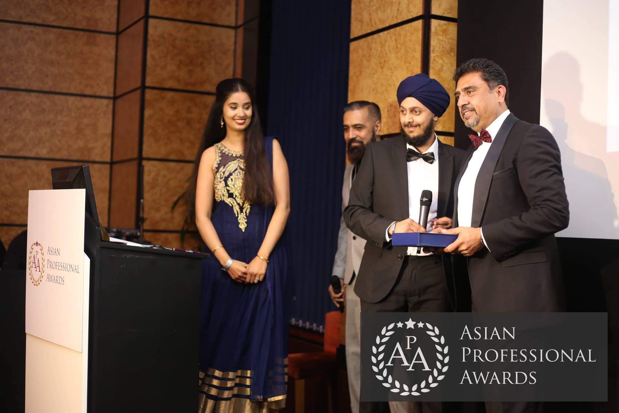 Transputec co-founder and chairman Rickie Sehgal at an awards event