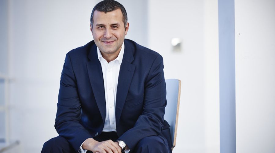 Tribal co-founder Amr Shady seated in an office