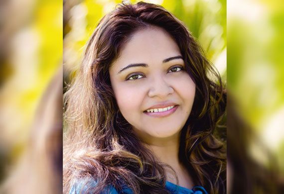 Trina Moitra in an outdoor portrait