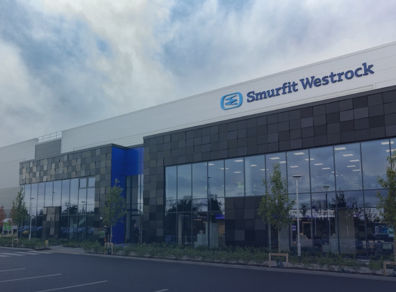 Exterior of a Smurfit Westrock building