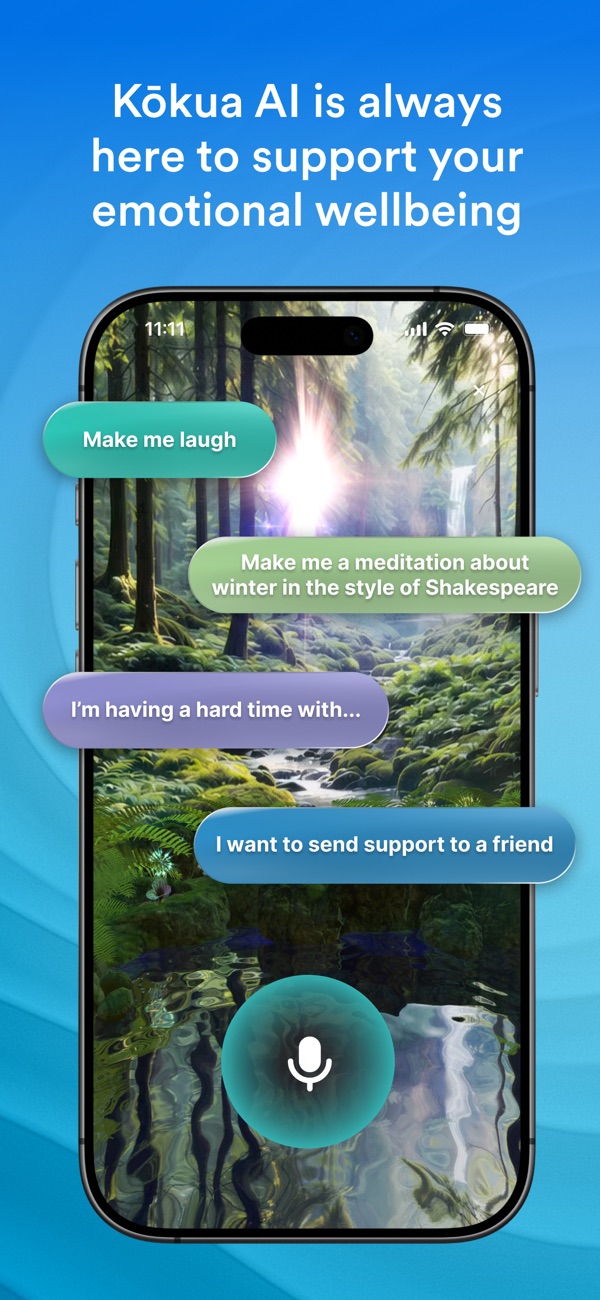 A TRIPP guided session interface on mobile