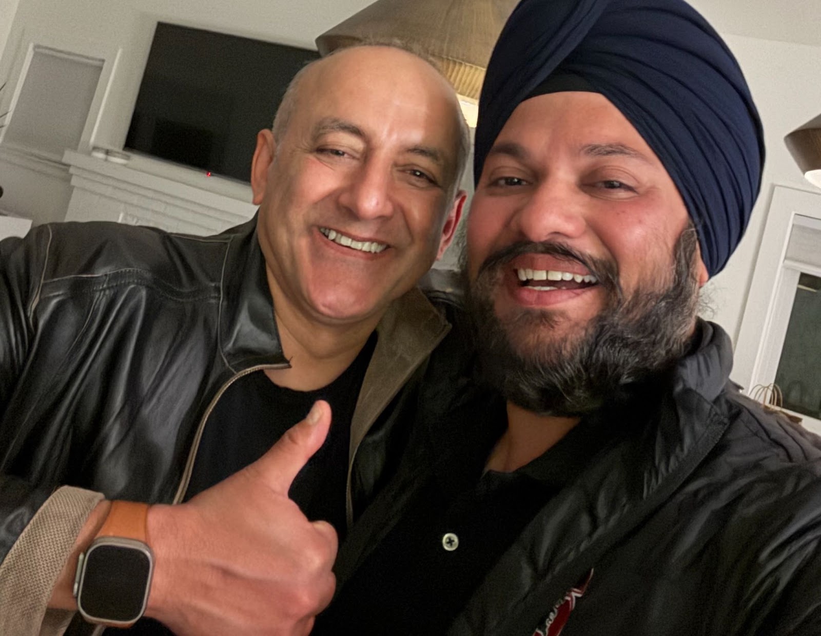 Tim Guleri and Tript Singh Lamba smiling together in a photograph accompanying Sierra Ventures’ investment announcement