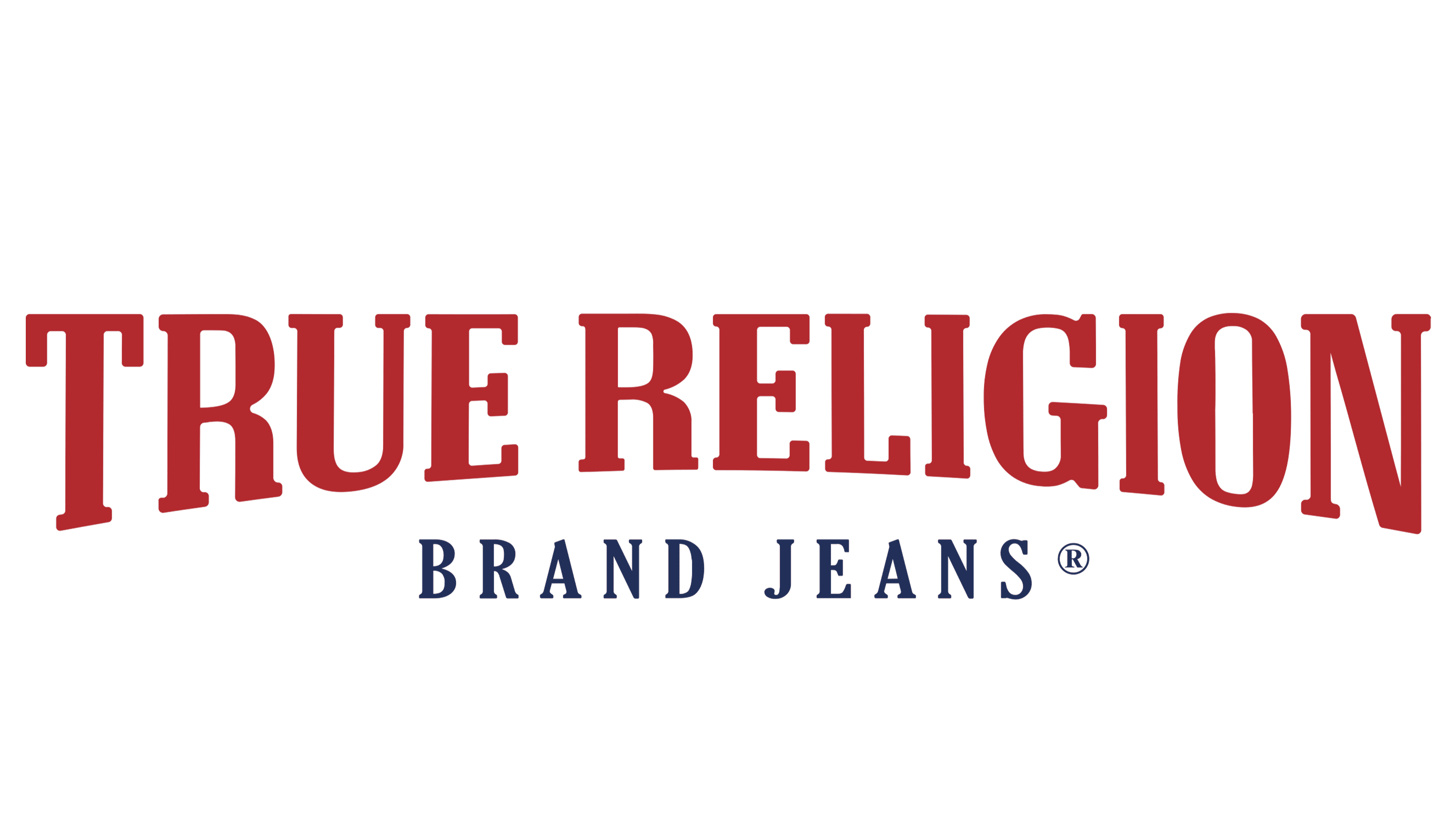 True Religion horseshoe logo and wordmark