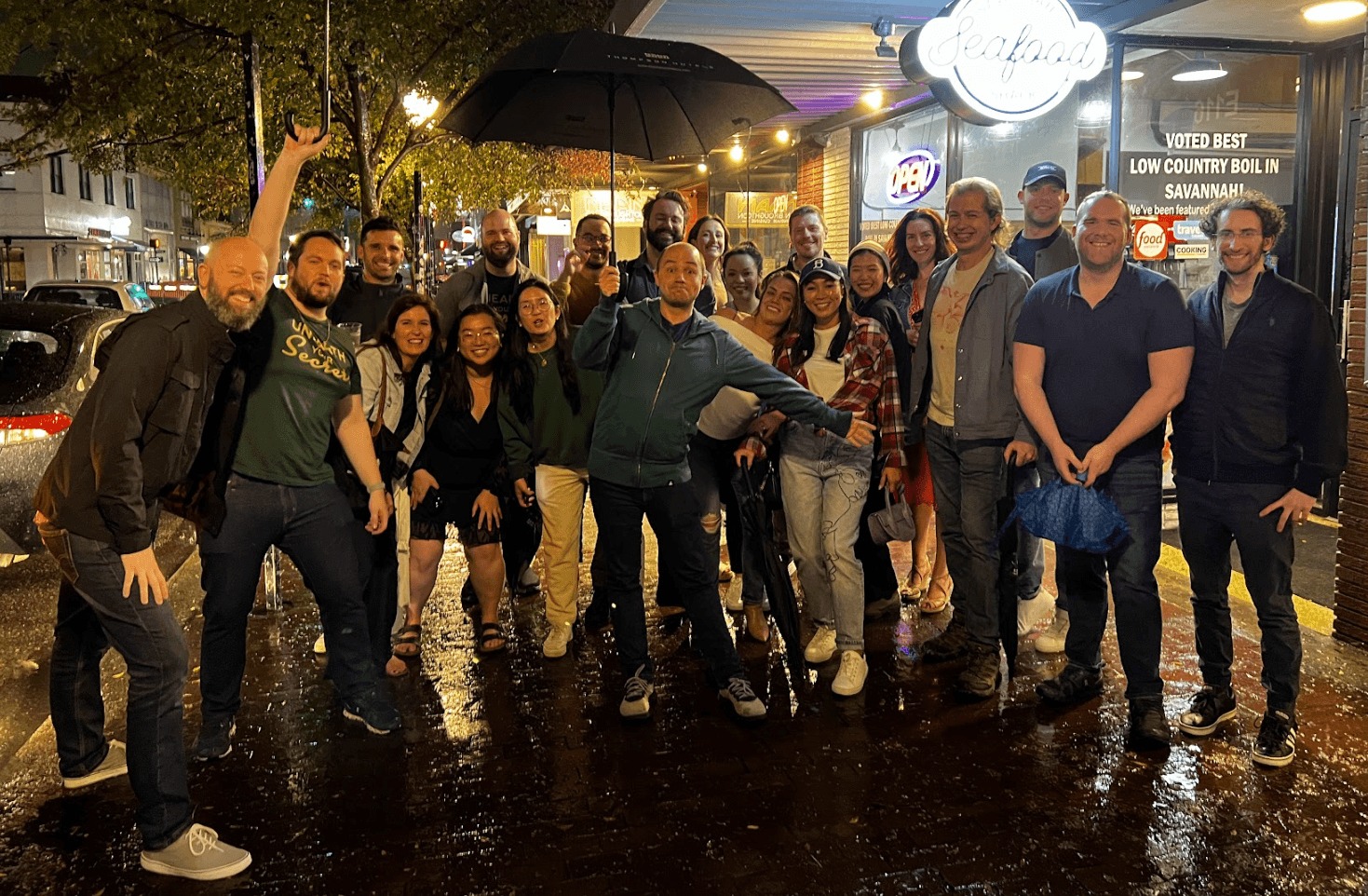 Truffle Security team members gathered at a company offsite