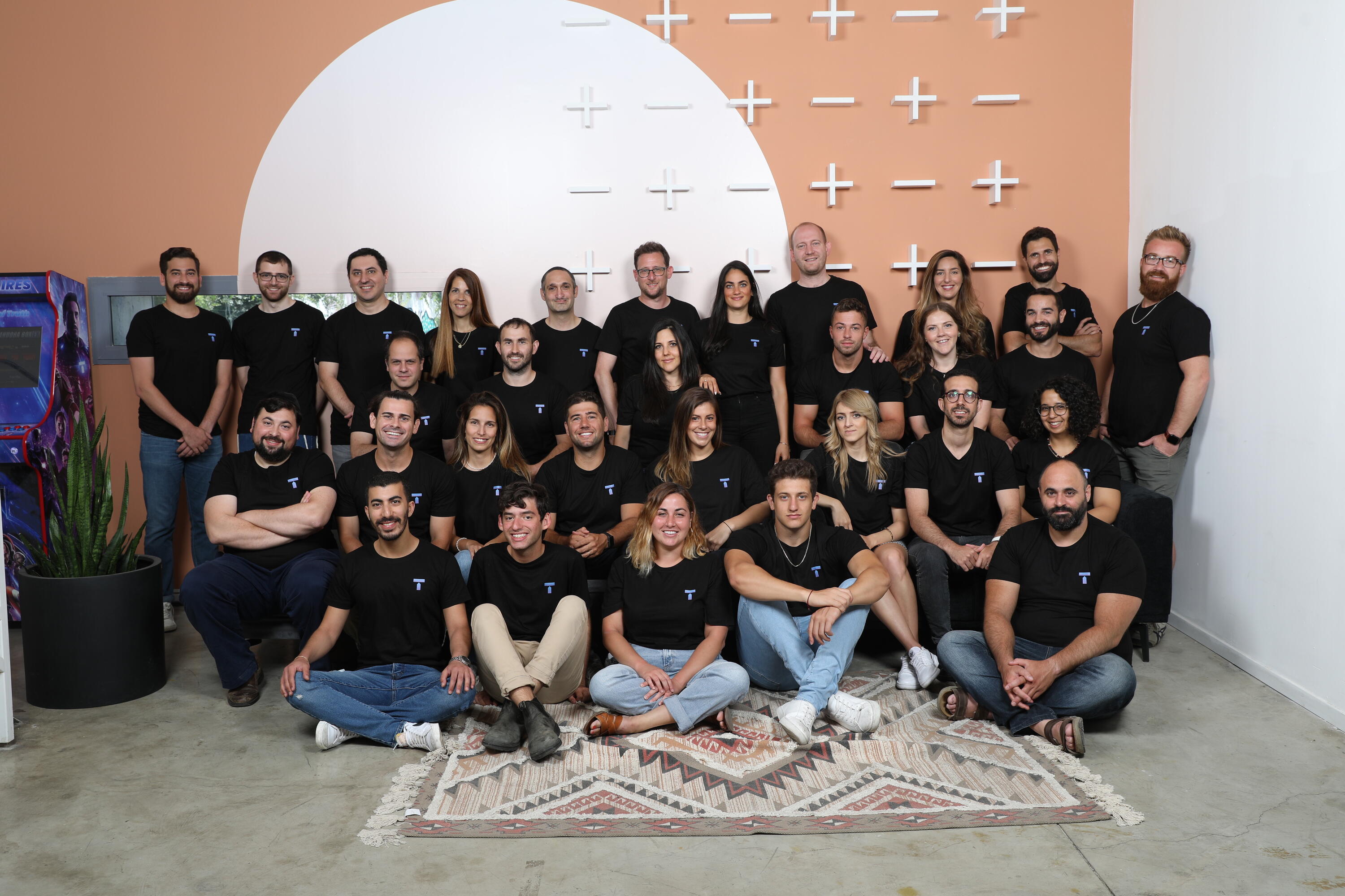 Trullion team gathered in its Tel Aviv office in 2023