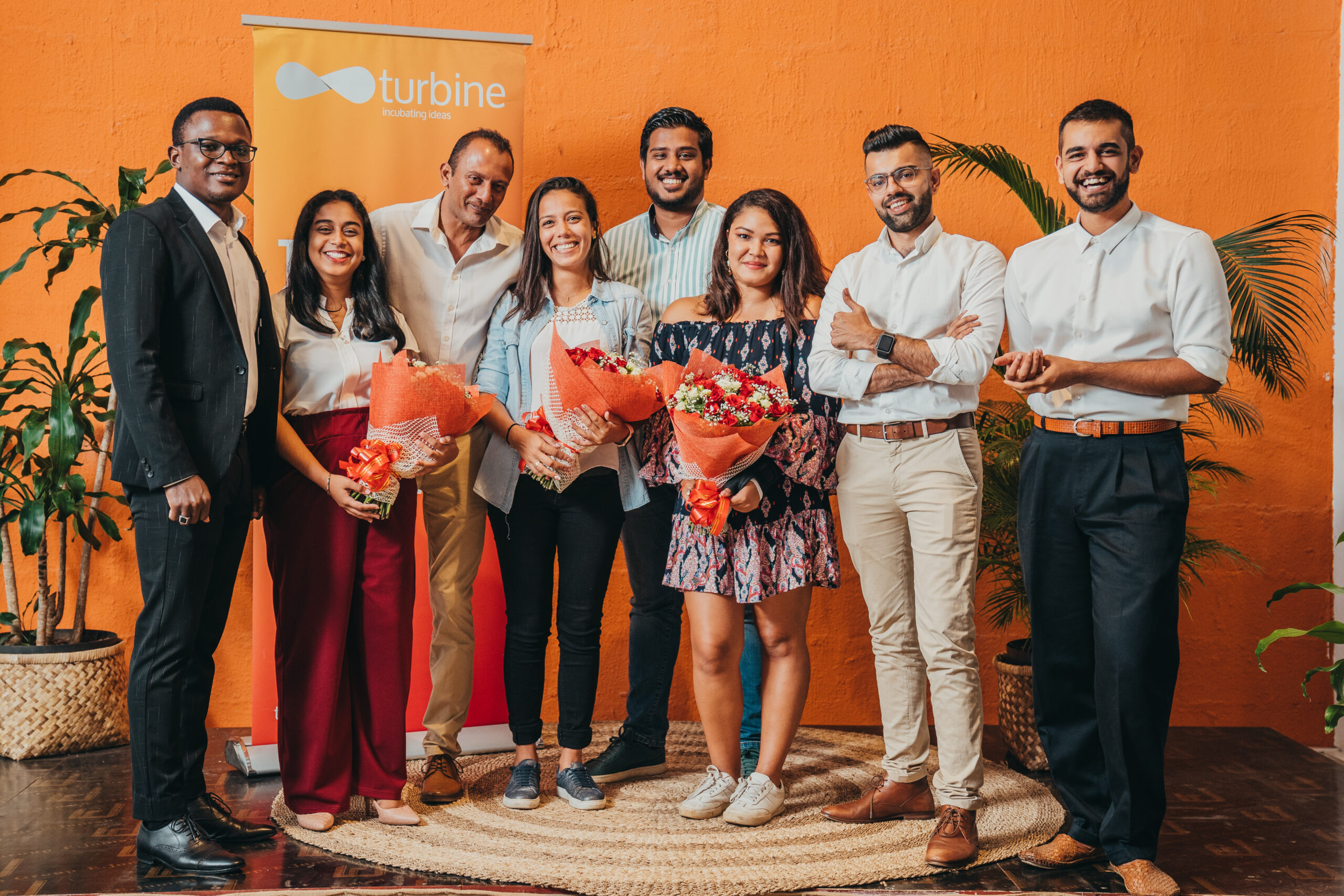 Group photograph published by Turbine for its first acceleration graduation
