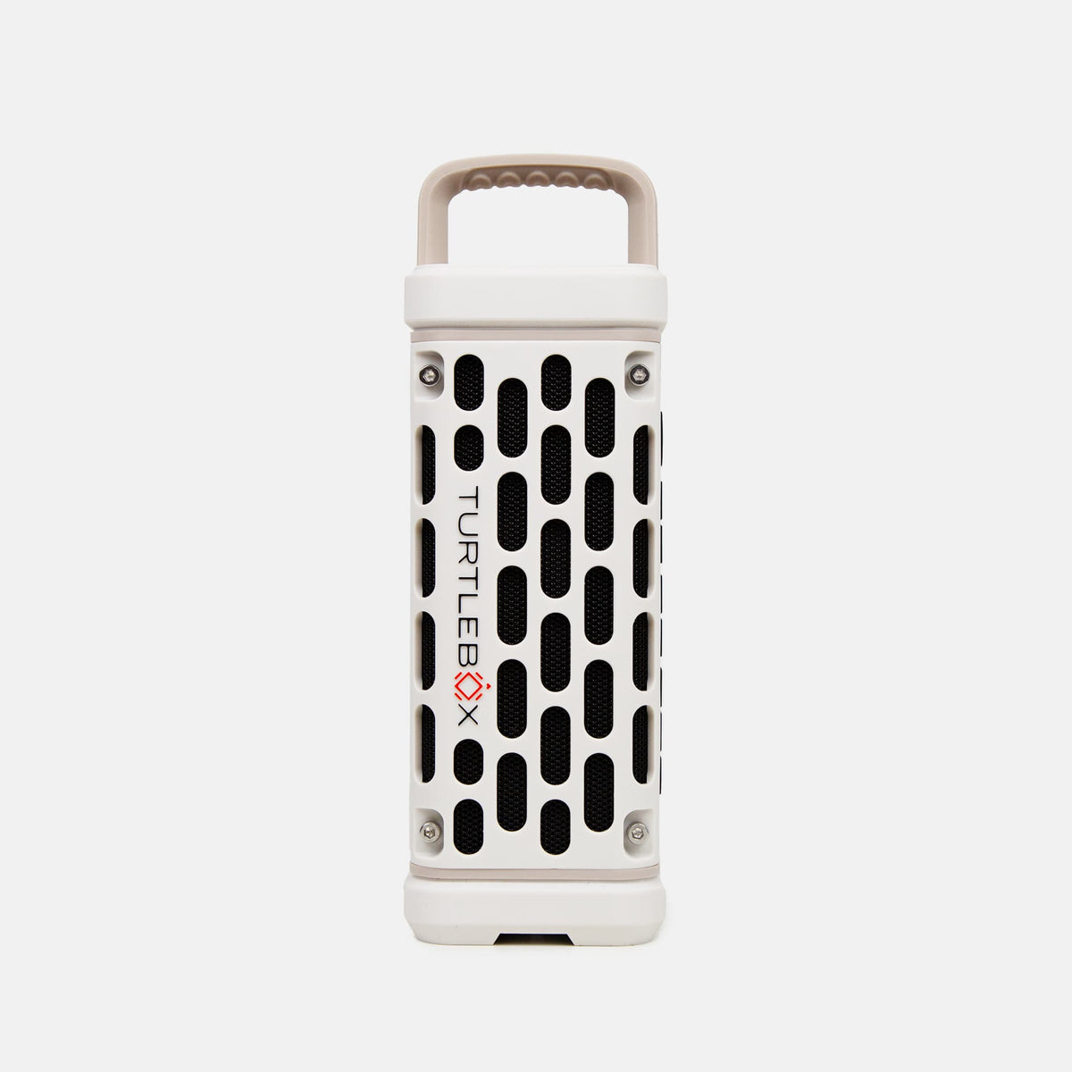 Turtlebox Ranger speaker in ivory, front view