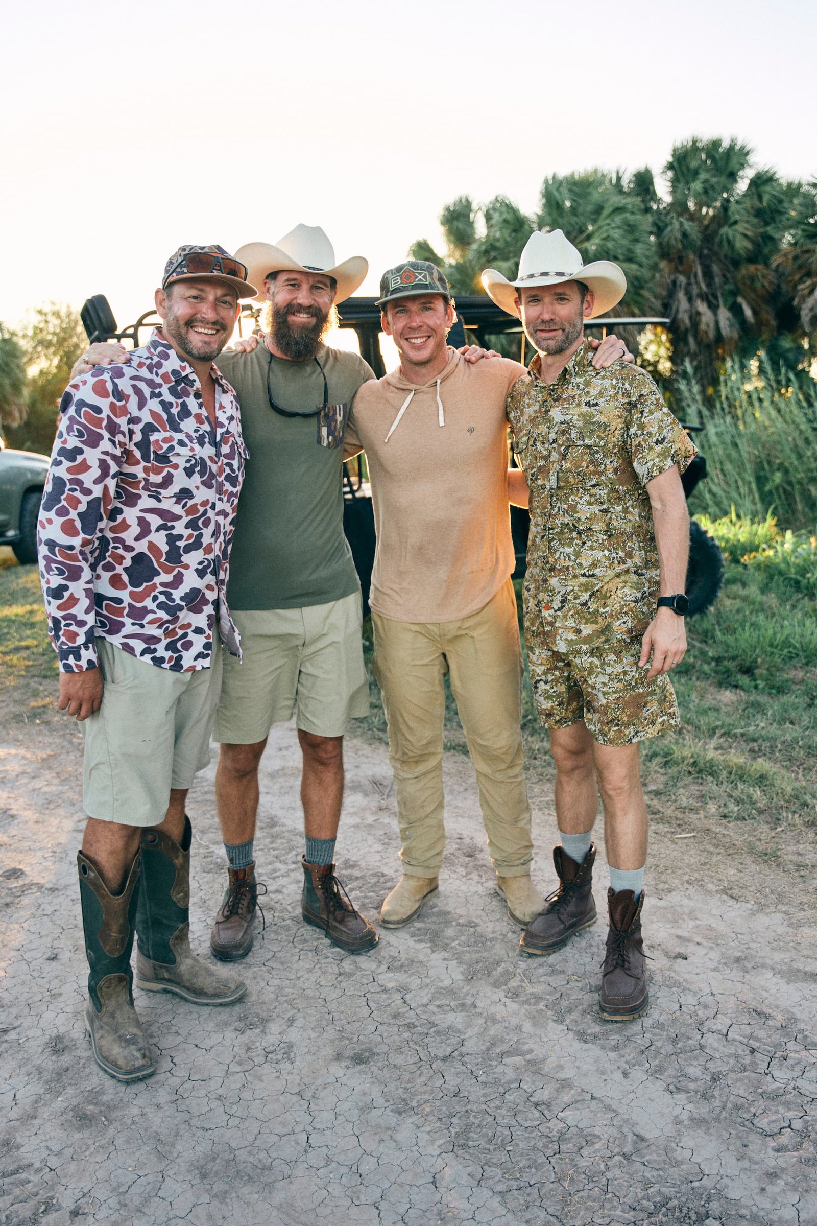 The four founders of Turtlebox Audio standing together