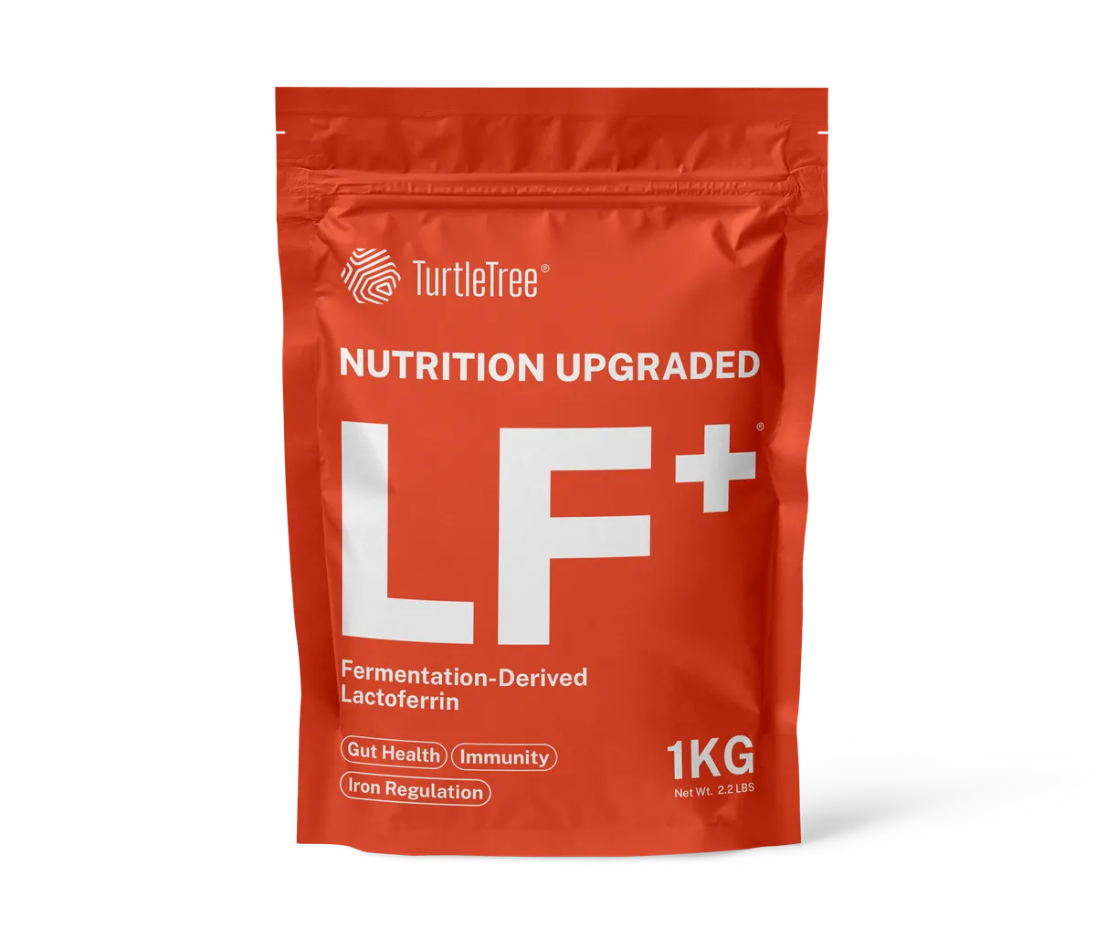TurtleTree LF+ animal-free lactoferrin product packaging