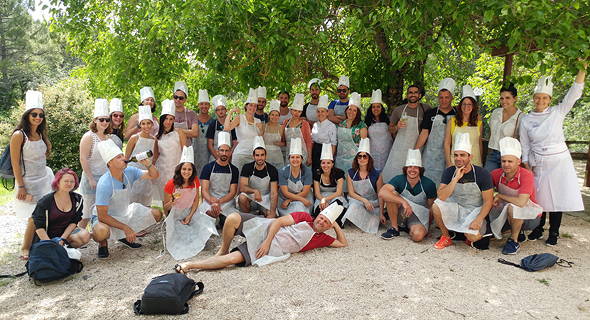 Ubimo employees gathered for a team photograph, published in 2019