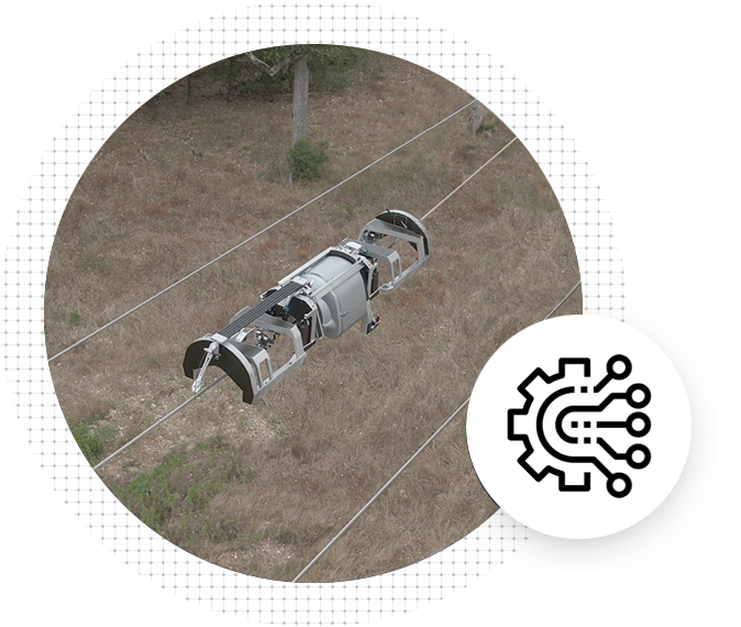 Bombyx power-line fiber installation robot developed by ULC and Meta