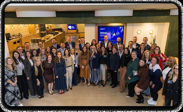 Unite Us colleagues gathered for a group photograph