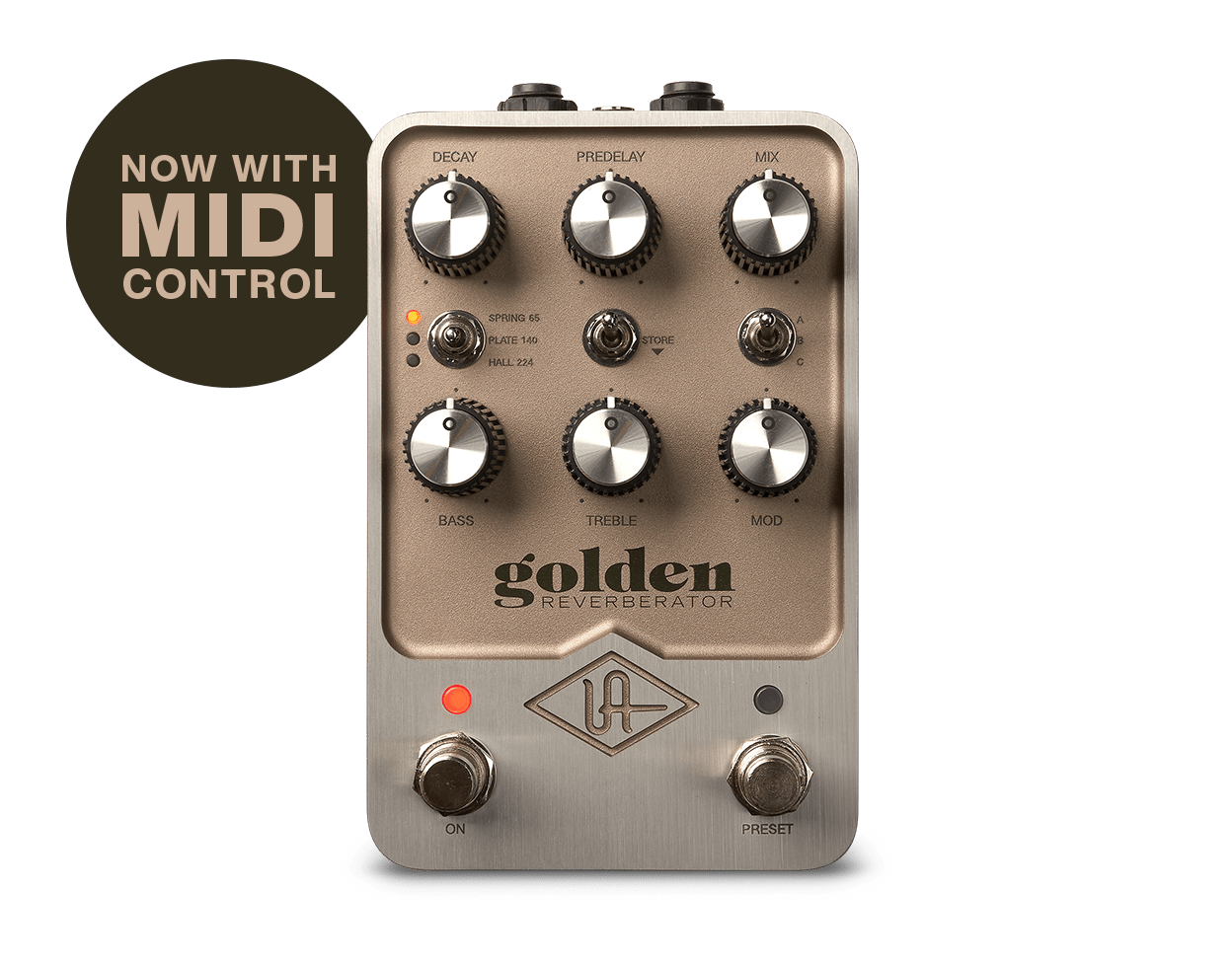 UAFX Golden Reverberator pedal