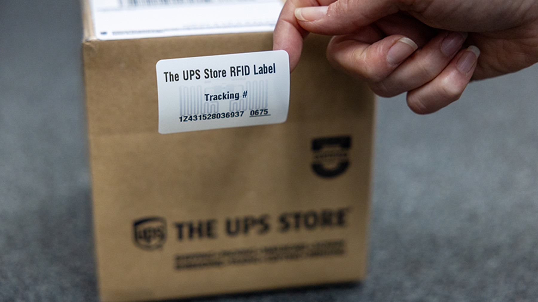 UPS package operations illustrating its RFID tracking rollout
