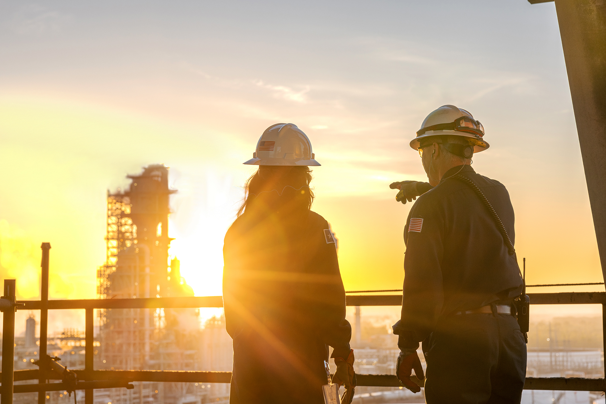 Valero employees at the St. Charles refinery
