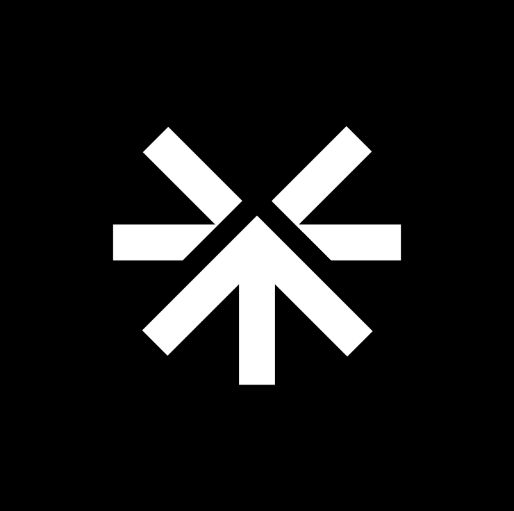 Valley logo mark - converging arrows