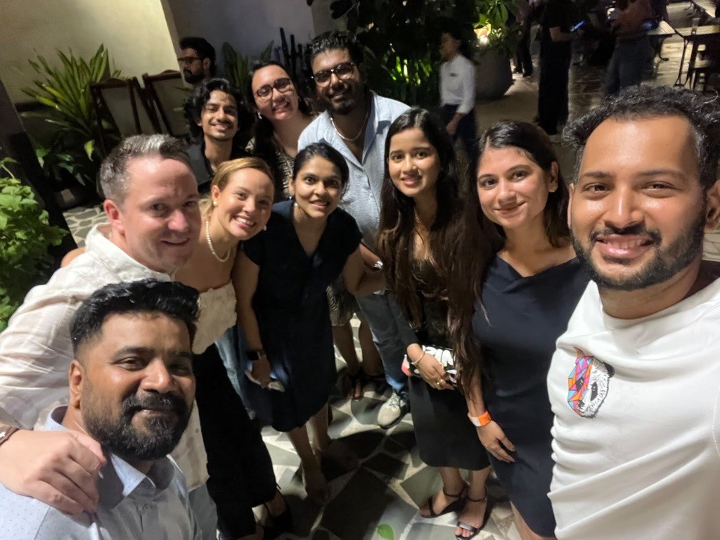 Members of the Valorant team, now Zavo, gathered for a group photograph