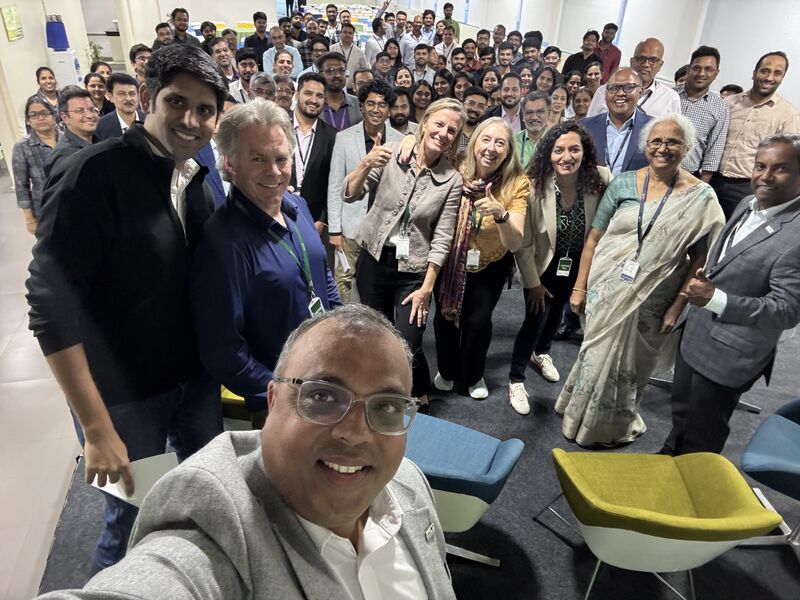 ValueMomentum and Guidewire teams gathered at the company's Hyderabad office