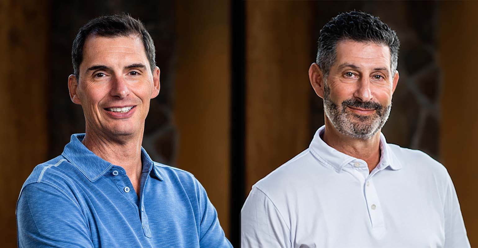 Vanilla CEO Gene Farrell, left, and co-founder Steve Lockshin, right