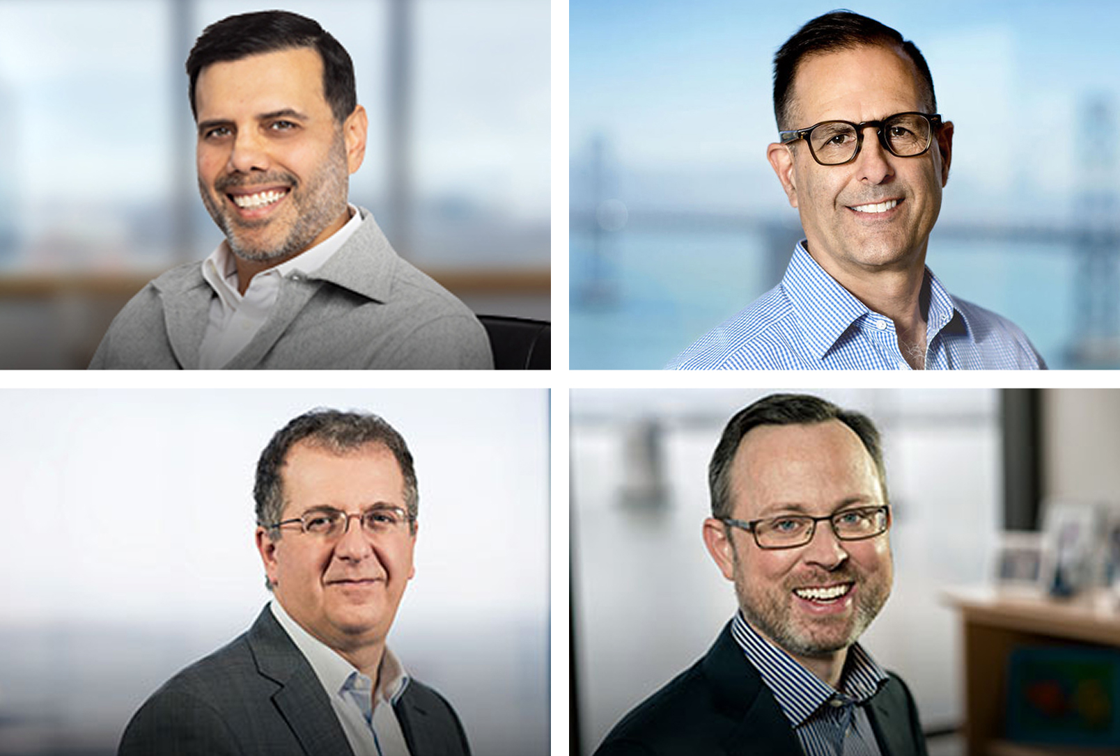 Collage of Vector Capital team members published on the company website