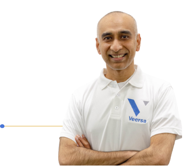 Portrait of Veersa co-founder Amit Jain