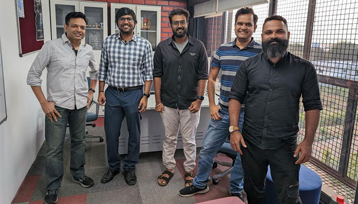 Members of the MontyCloud and IIIT Hyderabad collaboration standing together