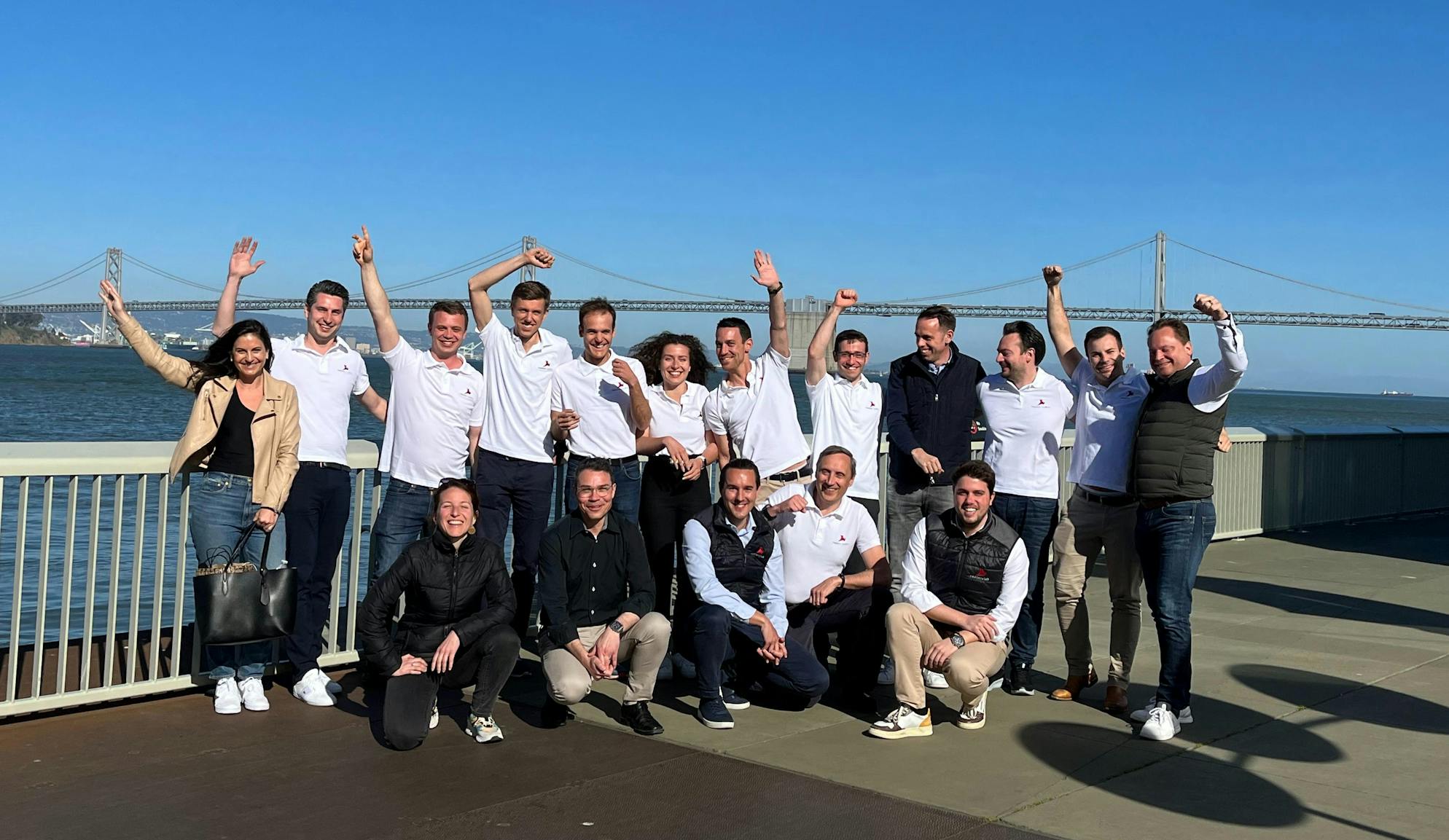 Venture Leaders Technology 2023 startup founders gathered during their international roadshow