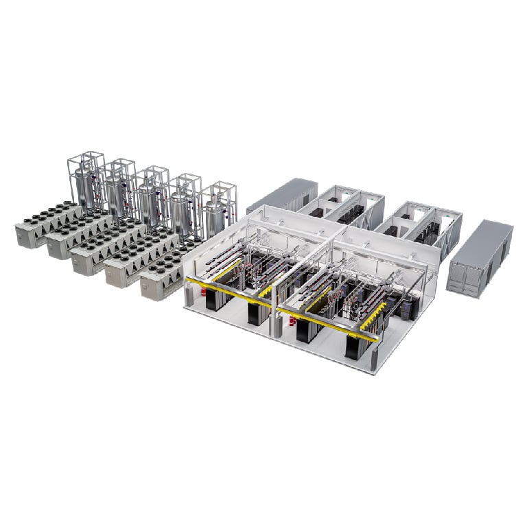 Vertiv MegaMod HDX prefabricated power and cooling infrastructure module