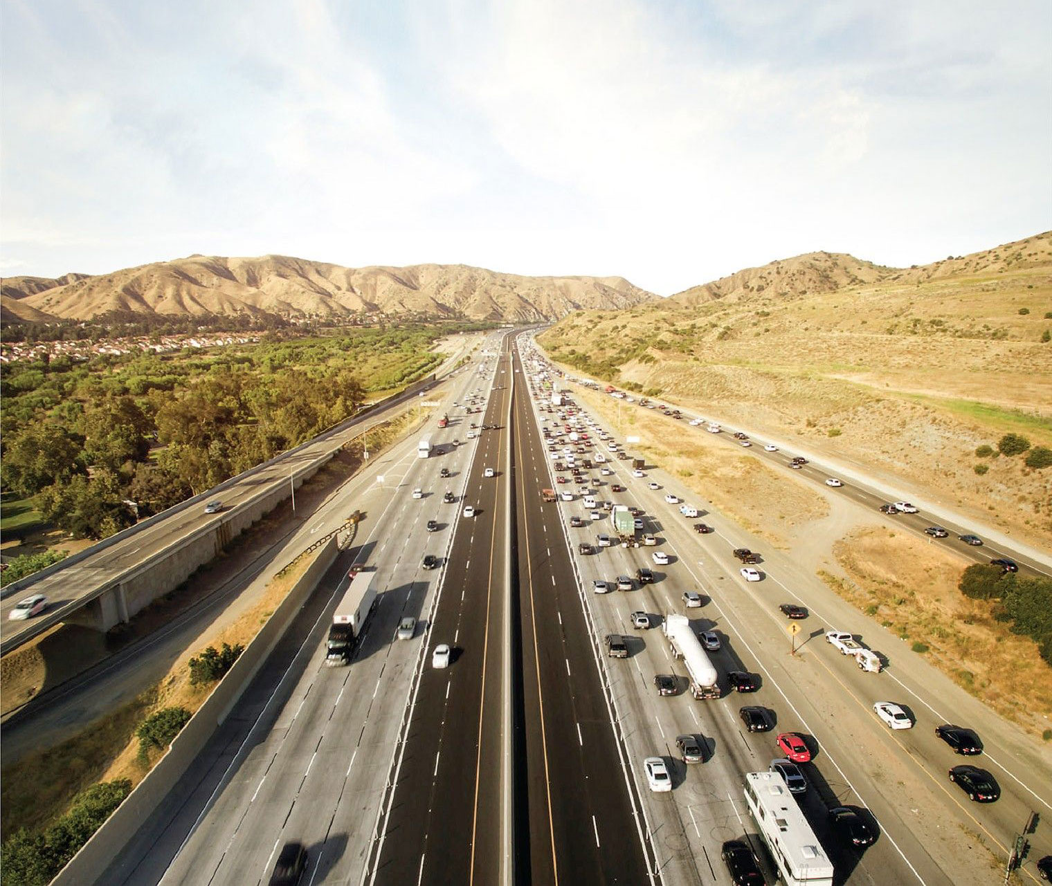 California's 91 Express Lanes pictured on the ViaPlus company website