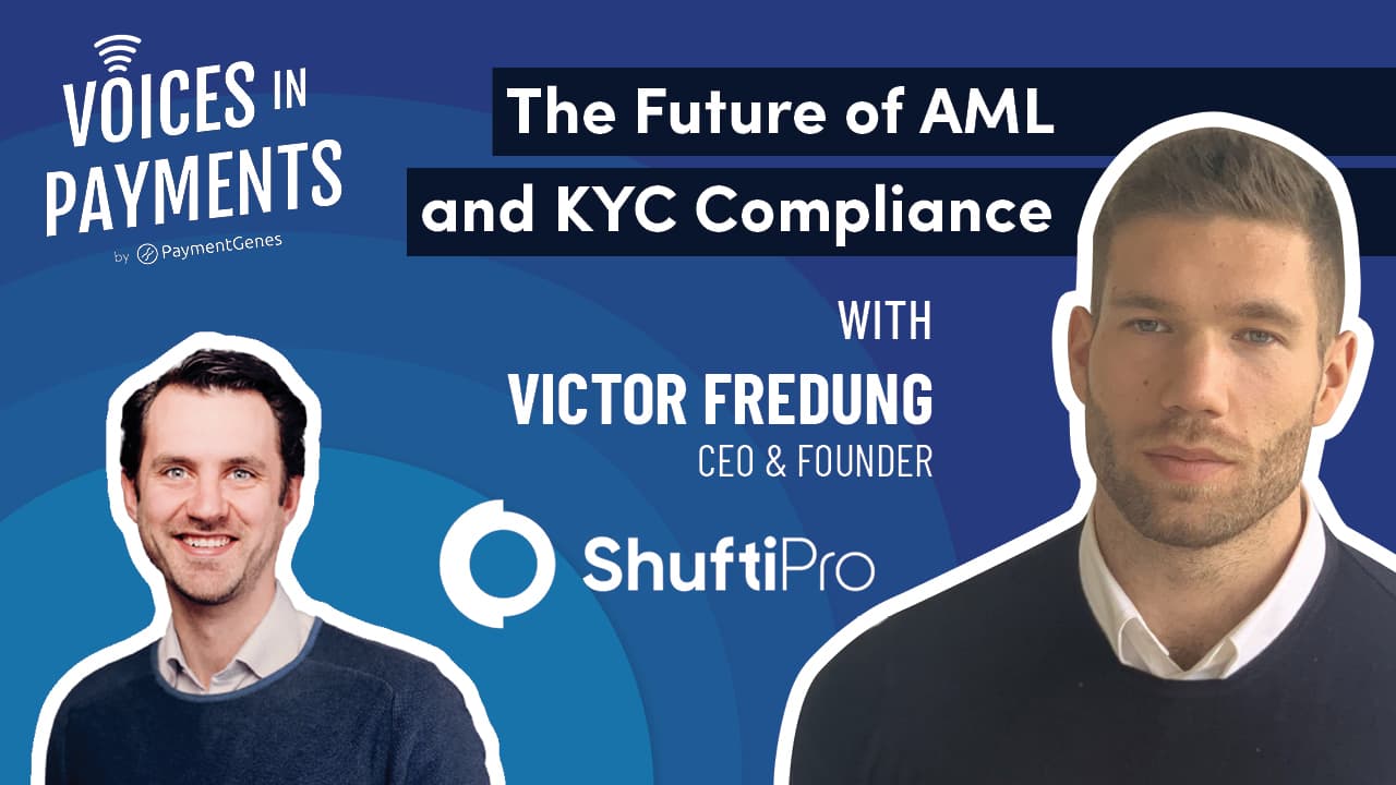 Voices in Payments episode artwork featuring host Diederik Klopper and guest Victor Fredung